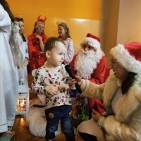 Mikołaj w Świetlicy Wiejskiej w Odrze (3)