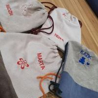 Zajęcia z szycia worków - plecaków