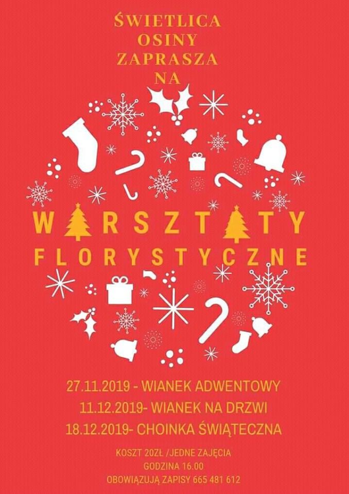 WARSZTATY FLORYSTYCZNE