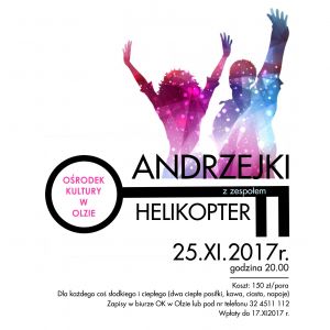 Andrzejki z zespołem Helikopter.