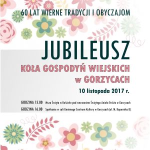 Jubileusz Koła Gospodyń Wiejskich w Gorzycach