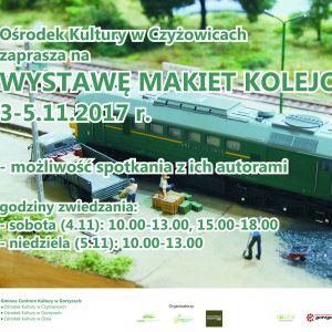 Wystawa makiet kolejowych.