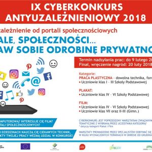 IX CYBERKONKURS ANTYUZALEŻNIENIOWY 2018
