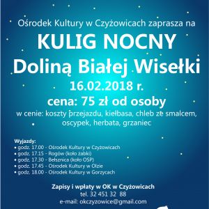Kulig nocny dla dorosłych.