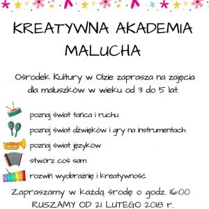 KREATYWNA AKADEMIA MALUCHA
