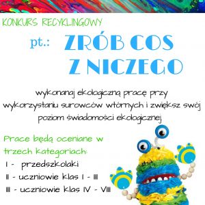 Konkurs recyklingowy. 