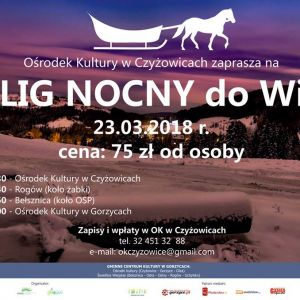 Kulig nocny do Wisły.