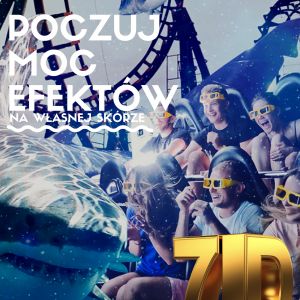 Kino 7D w plenerze Ośrodka Kultury w Gorzycach.