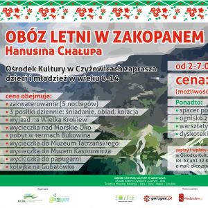 Obóz letni w Zakopanem.